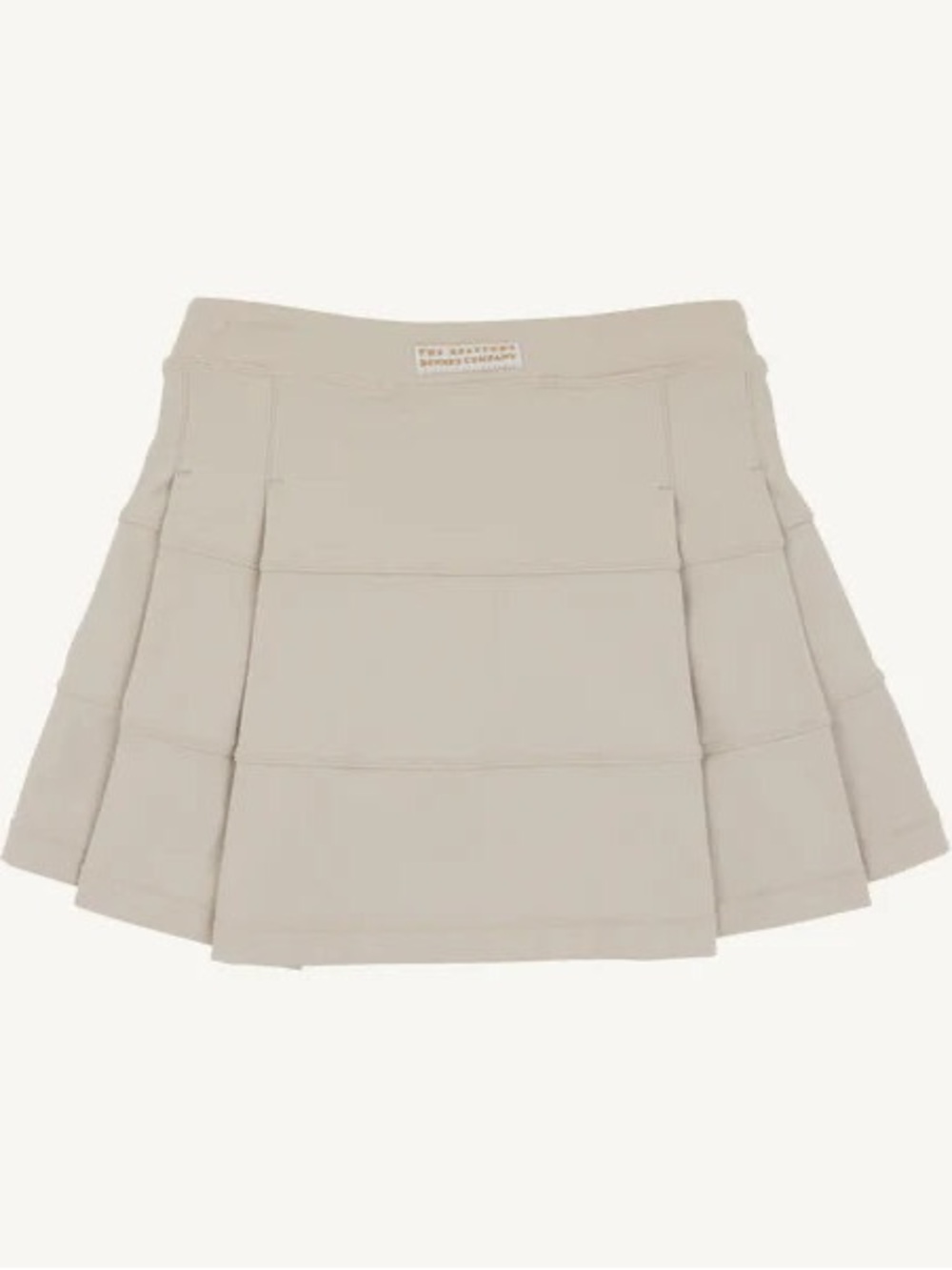 TBBC | Prepletic™ Prep School Skort - Keeneland Khaki with Palmetto Pearl